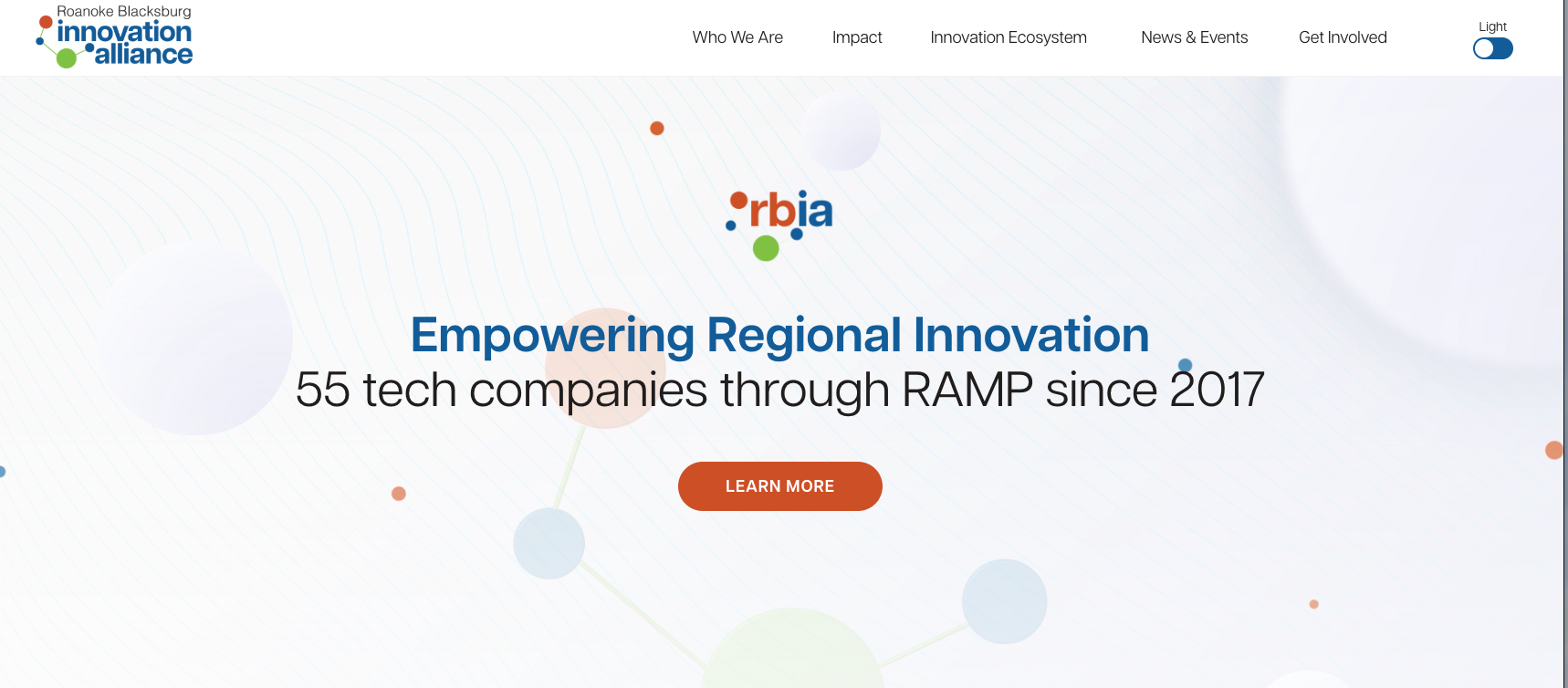 RBIA Website screen grab