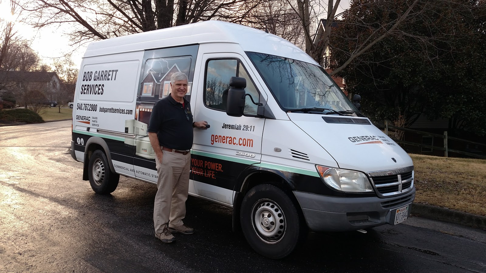 bob garrett services van